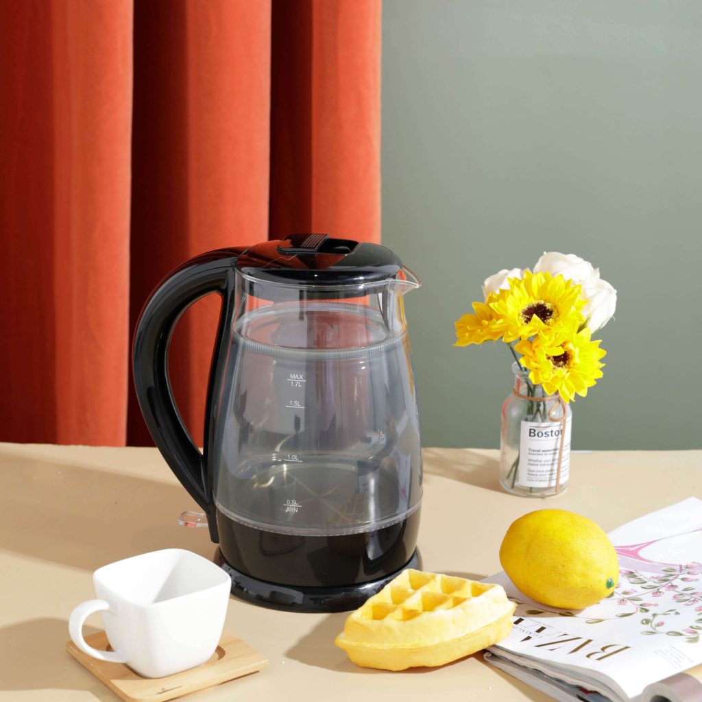 Excellent 1.7L Glass Hot Water Kettle Electric-EverichHydro