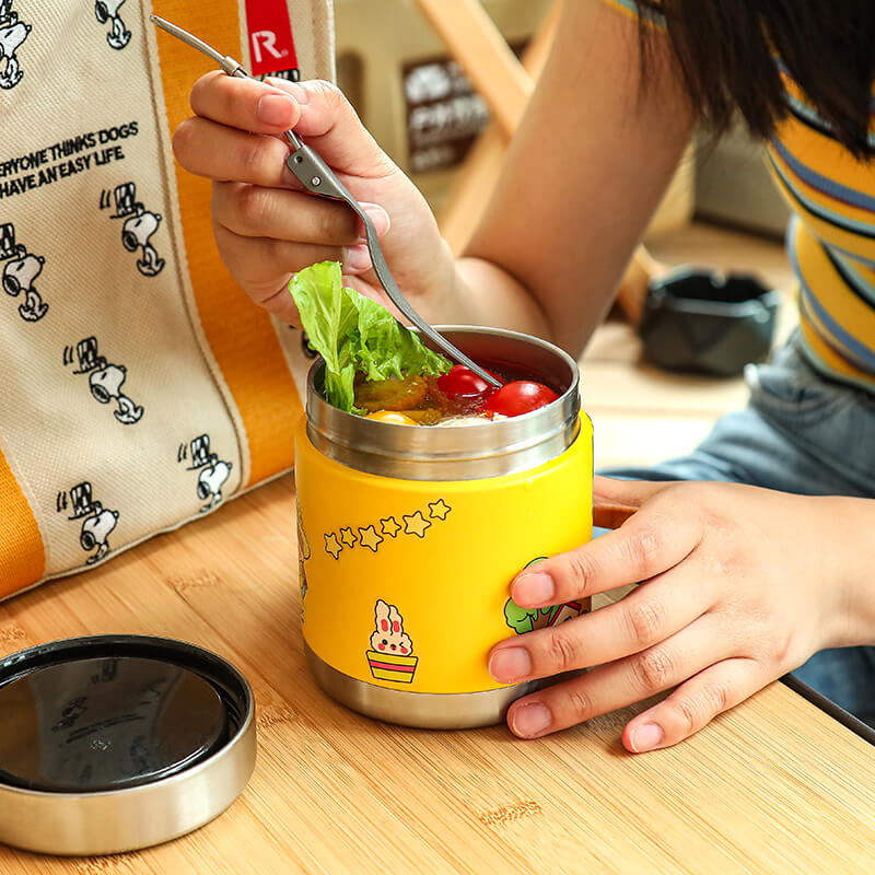 Customized Vacuum Insulated Food Jar Stainless Steel Food Thermos