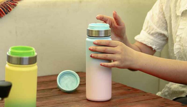 Hydro Flask Standard Mouth Stainless Steel Water Bottle With Straw