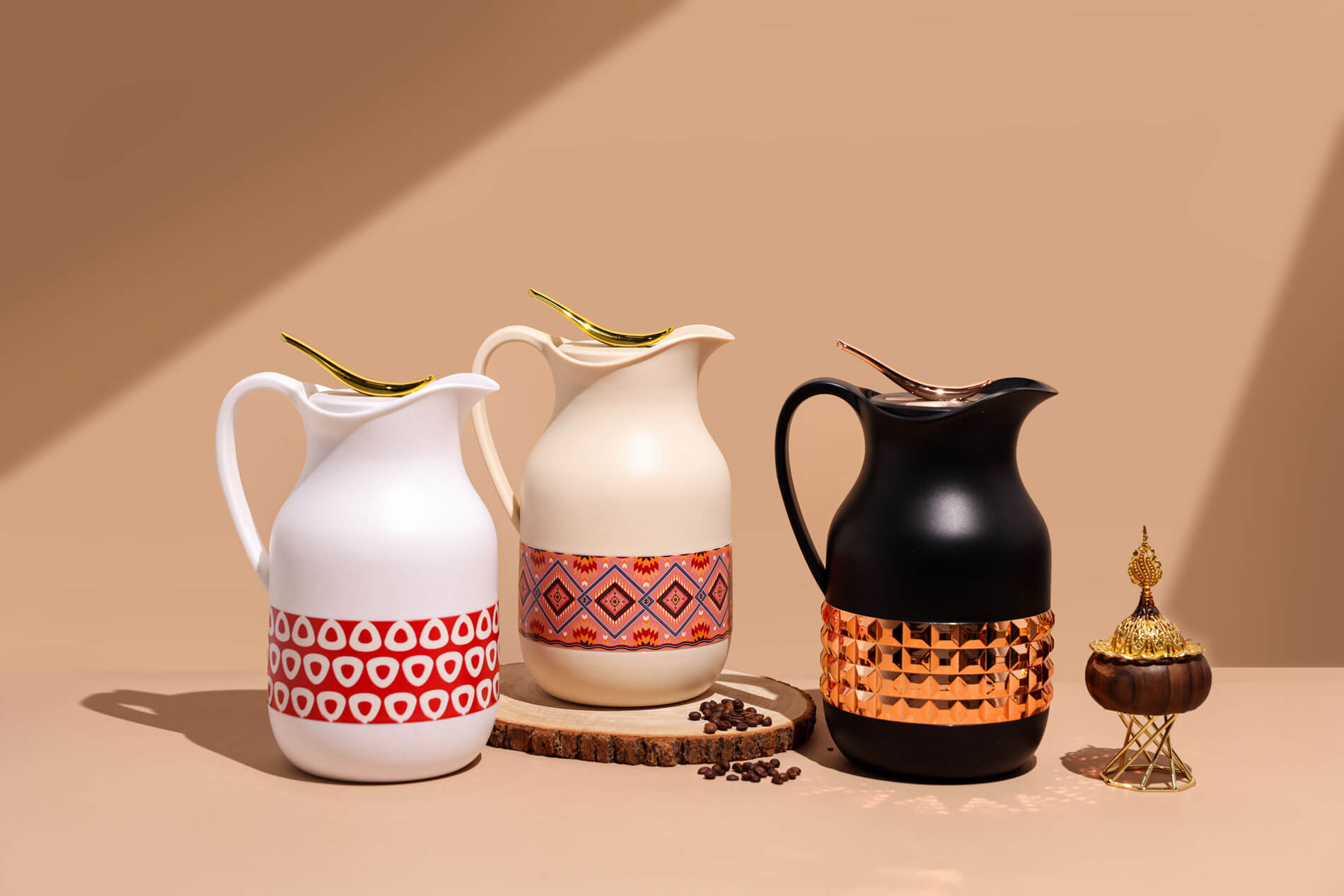 オリエンタルな壺　中華アラブ風 Dallah Arabic Coffee Pot Wholesale - EverichHydro