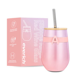 insulated wine tumbler with lid