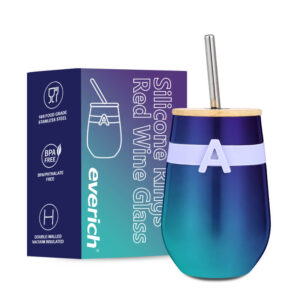 insulated wine tumbler with lid