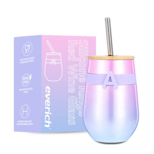 insulated wine tumbler with lid